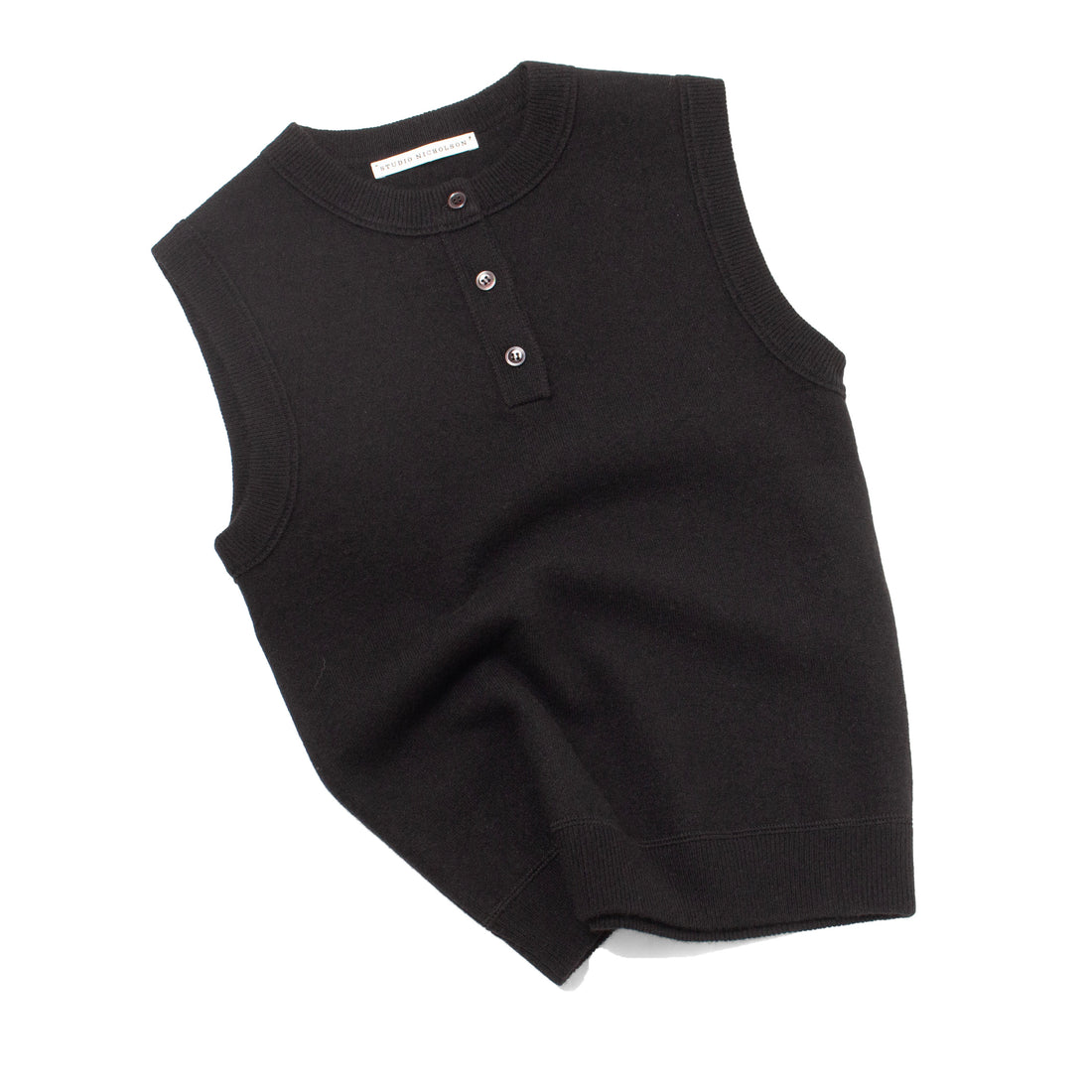 Studio Nicholson Aurel Vest in Black