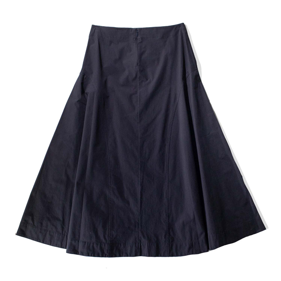 Studio Nicholson Centro Skirt in Darkest Navy