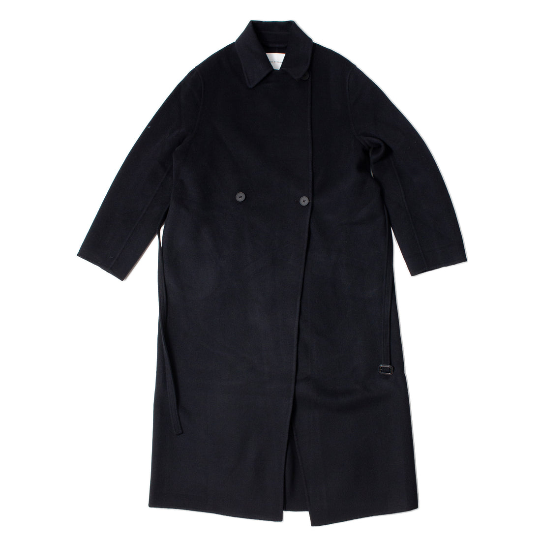 Studio Nicholson Mori Double Faced Coat in Darkest Navy