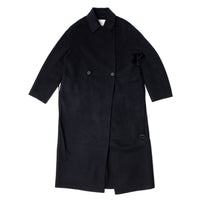 Studio Nicholson Mori Double Faced Coat in Darkest Navy