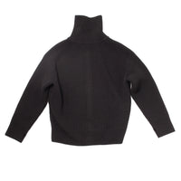 Studio Nicholson Sandos Rib Zip Jumper in Black