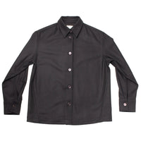 Studio Nicholson Santini Square Fit Overshirt in Black