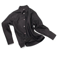 Studio Nicholson Santini Square Fit Overshirt in Black