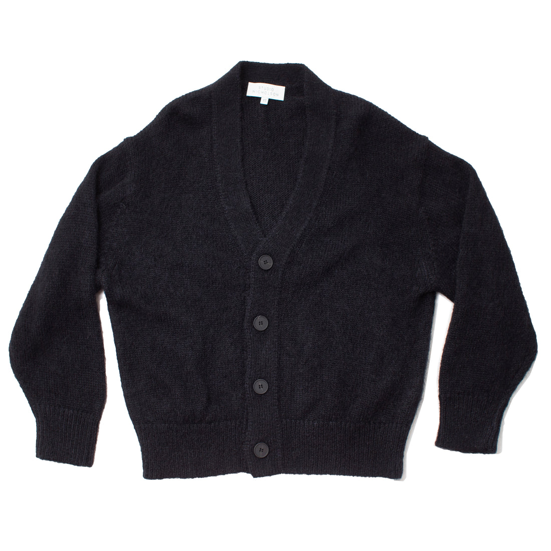 Studio Nicholson Trey Cardigan in Black
