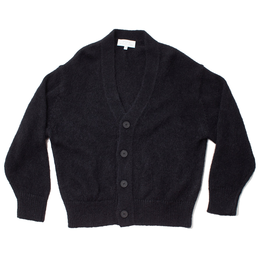Studio Nicholson Trey Cardigan in Black