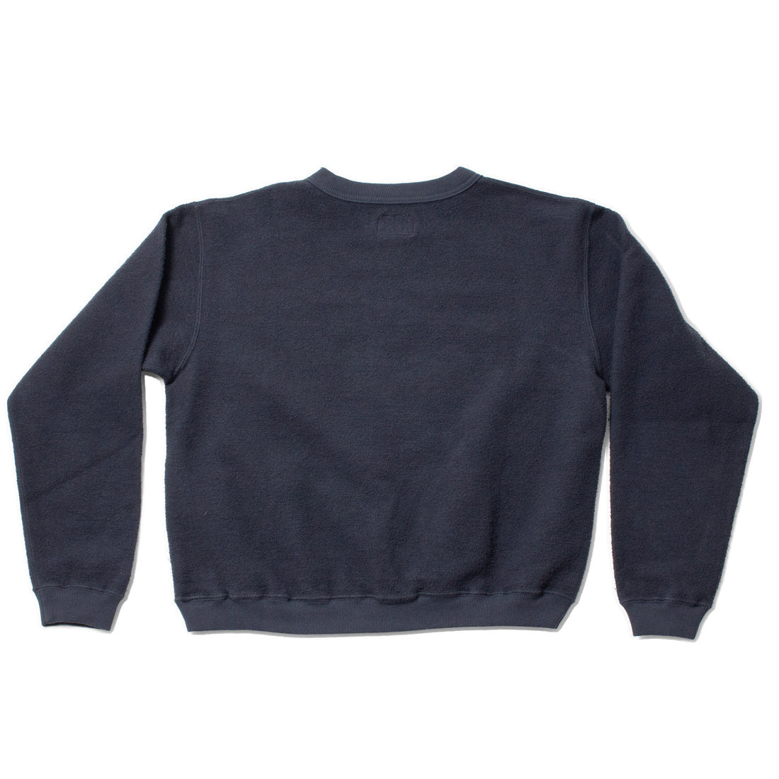 Sunray Sportswear Hina Reversed Fleece Sweatshirt in Blue Graphite
