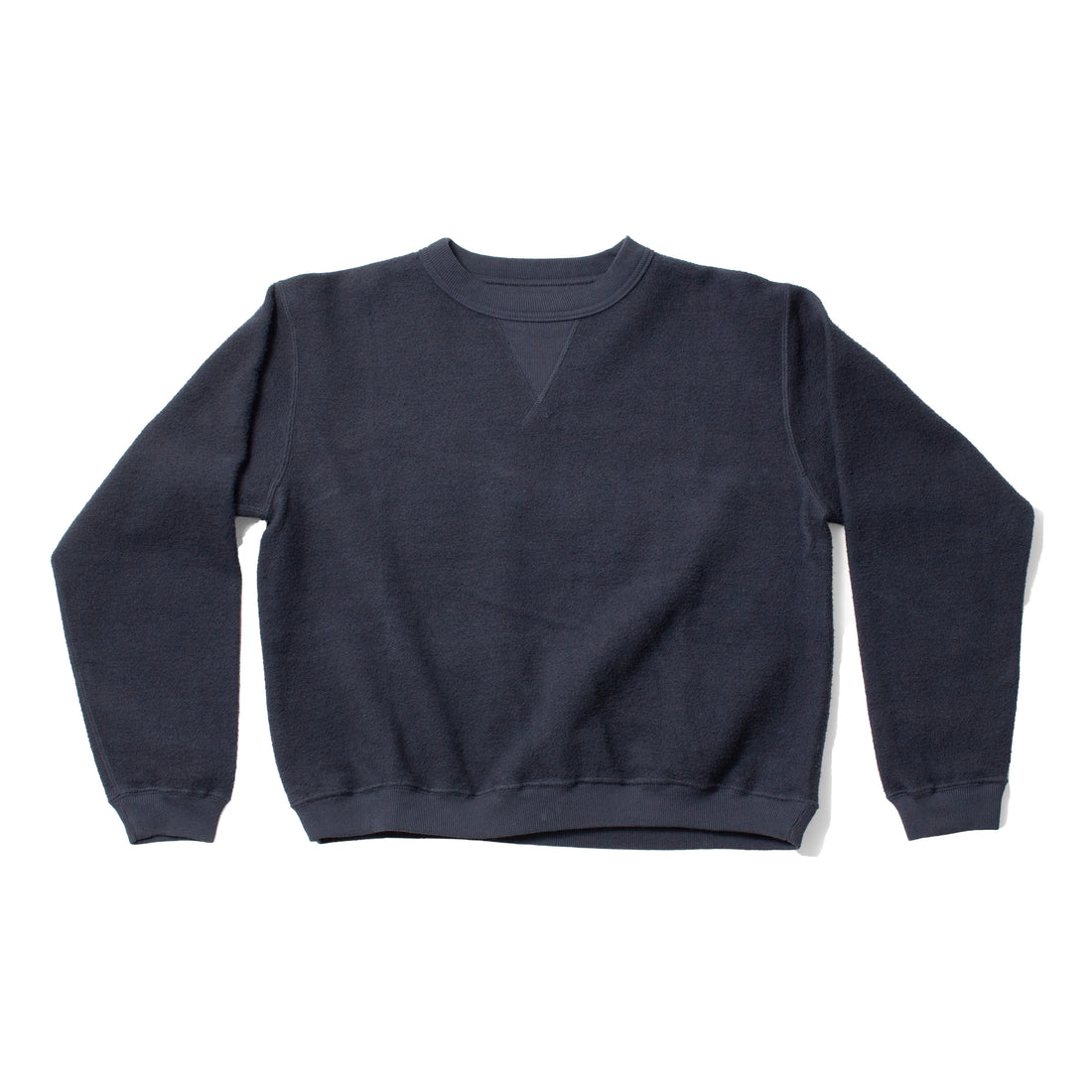 Sunray Sportswear Hina Reversed Fleece Sweatshirt in Blue Graphite