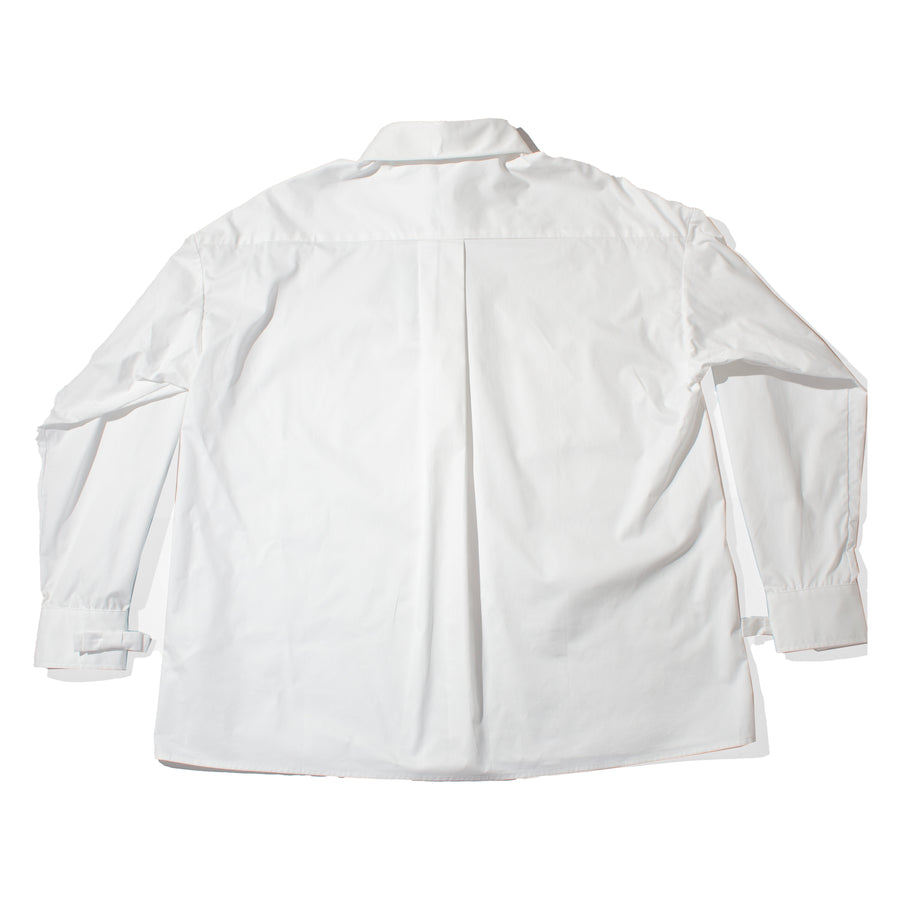 Toit Volant Dali Bow Shirt in White