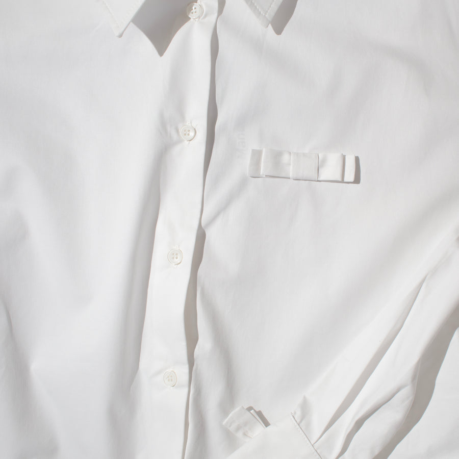 Toit Volant Dali Bow Shirt in White