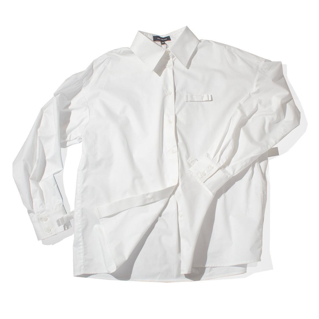 Toit Volant Dali Bow Shirt in White