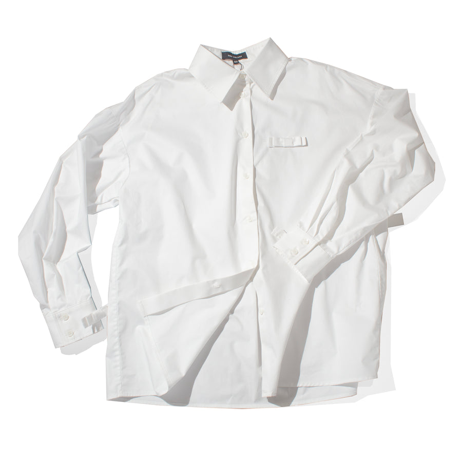 Toit Volant Dali Bow Shirt in White