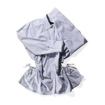 Toit Volant Cicely Shirt in Blue White