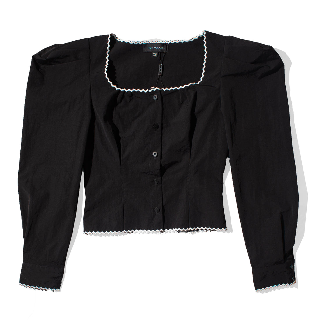 Toit Volant Mabel Top in Black