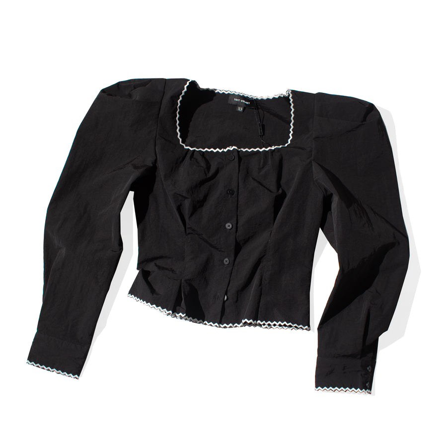 Toit Volant Mabel Top in Black