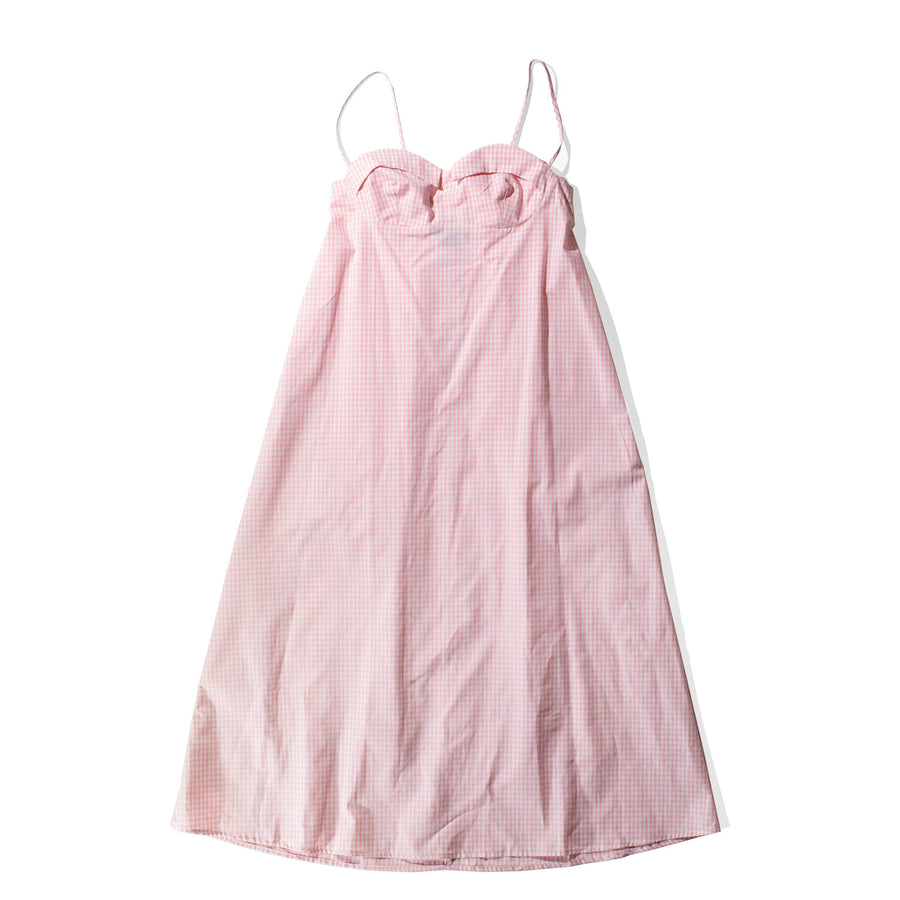 Toit Volant Tilda Dress in Pink White