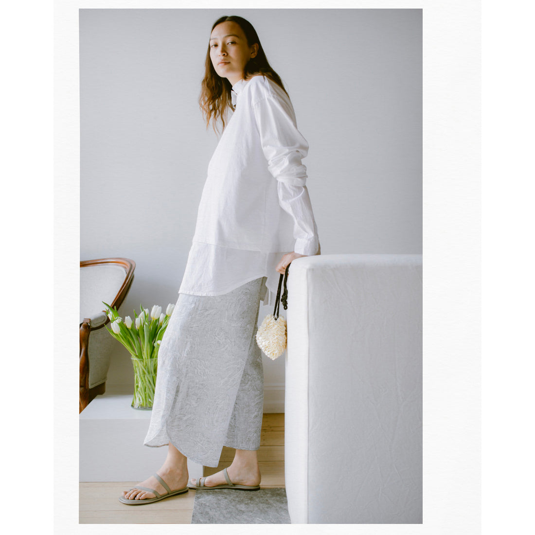 Labo.Art Dera Shirt in White