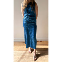 Nomia Gathered Front Dress in Deep Sea