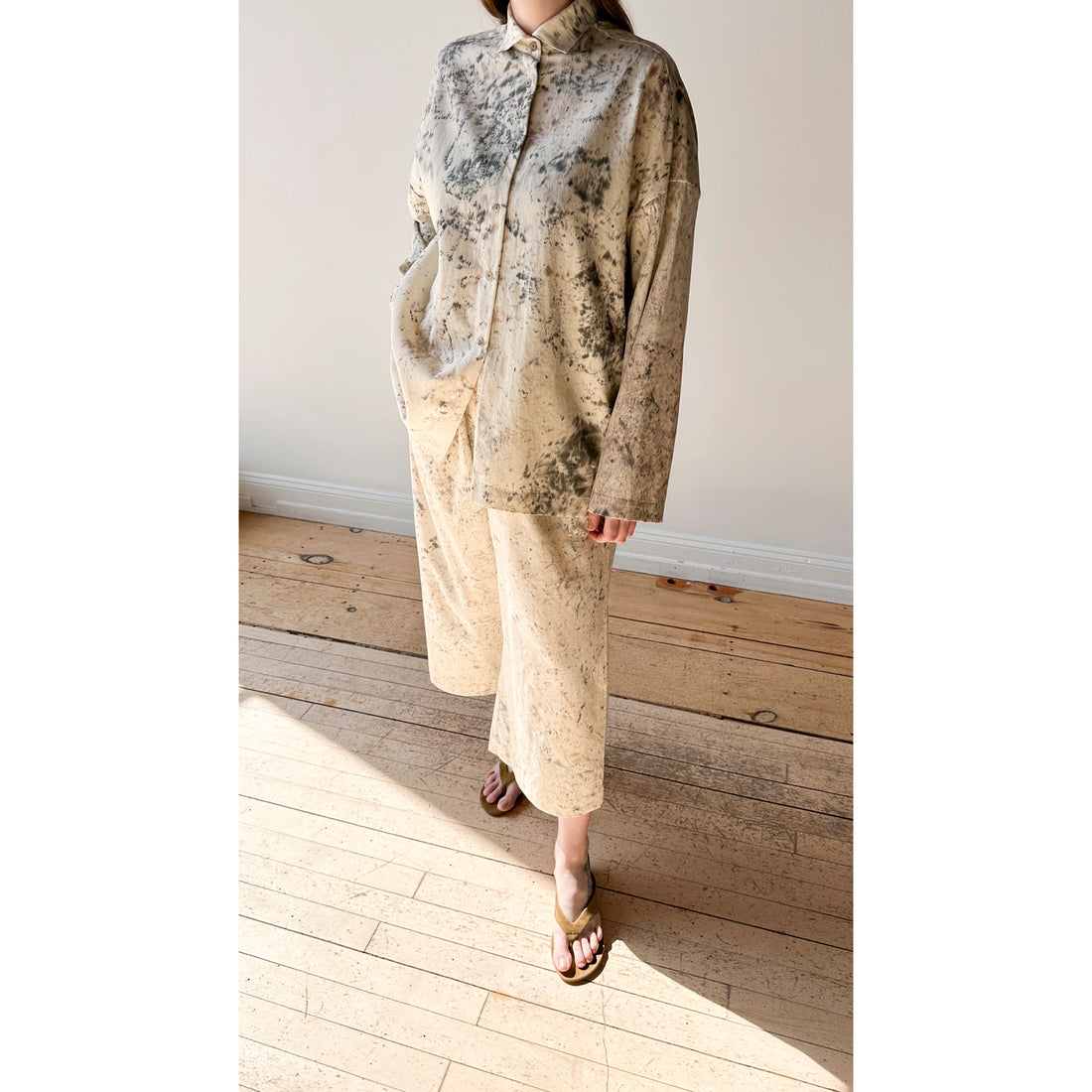 Lauren Manoogian Handpaint Pants in Natural