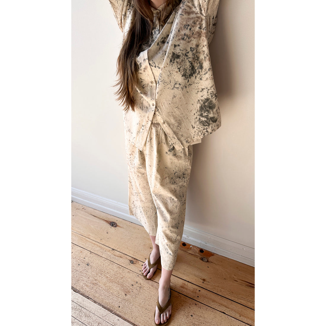 Lauren Manoogian Handpaint Pants in Natural