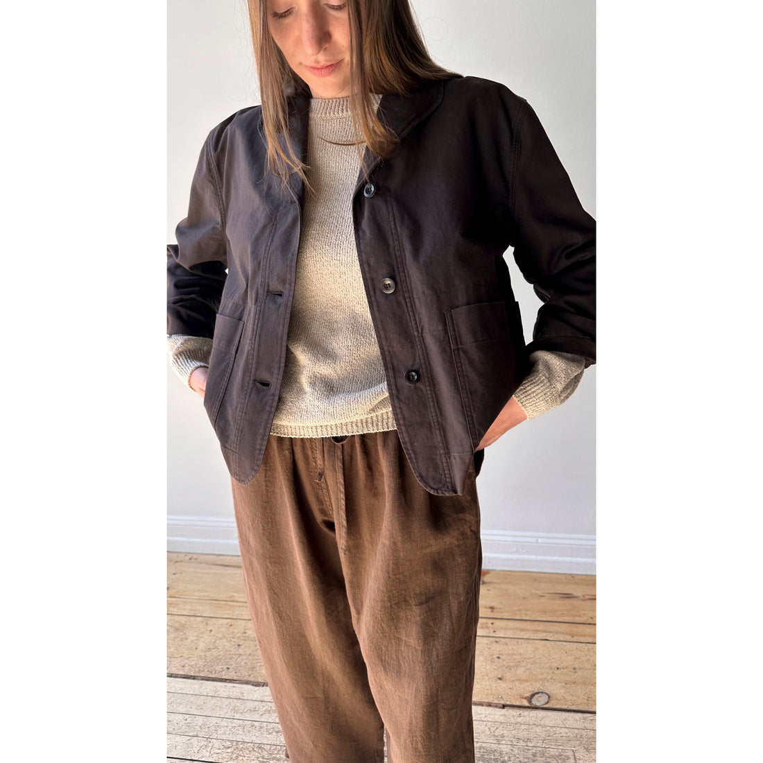 MHL. Field Jacket in Mahogany