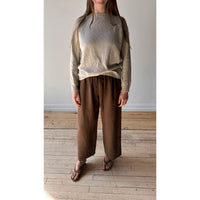 Evam Eva Roving Cotton Pullover in Ecru