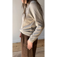 Evam Eva Roving Cotton Pullover in Ecru