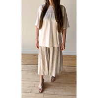 Nicholson & Nicholson Mira Skirt in Khaki Check