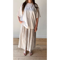 Nicholson & Nicholson Mira Skirt in Khaki Check