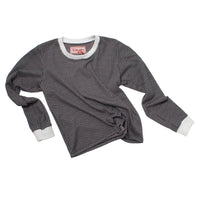 Carleen Cuffed Long Sleeve in Dot Jacquard