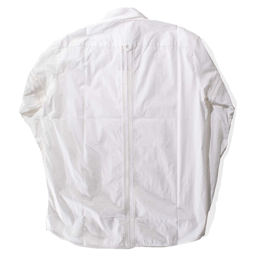 Diotima Winston Shirt in White Strip Shirting