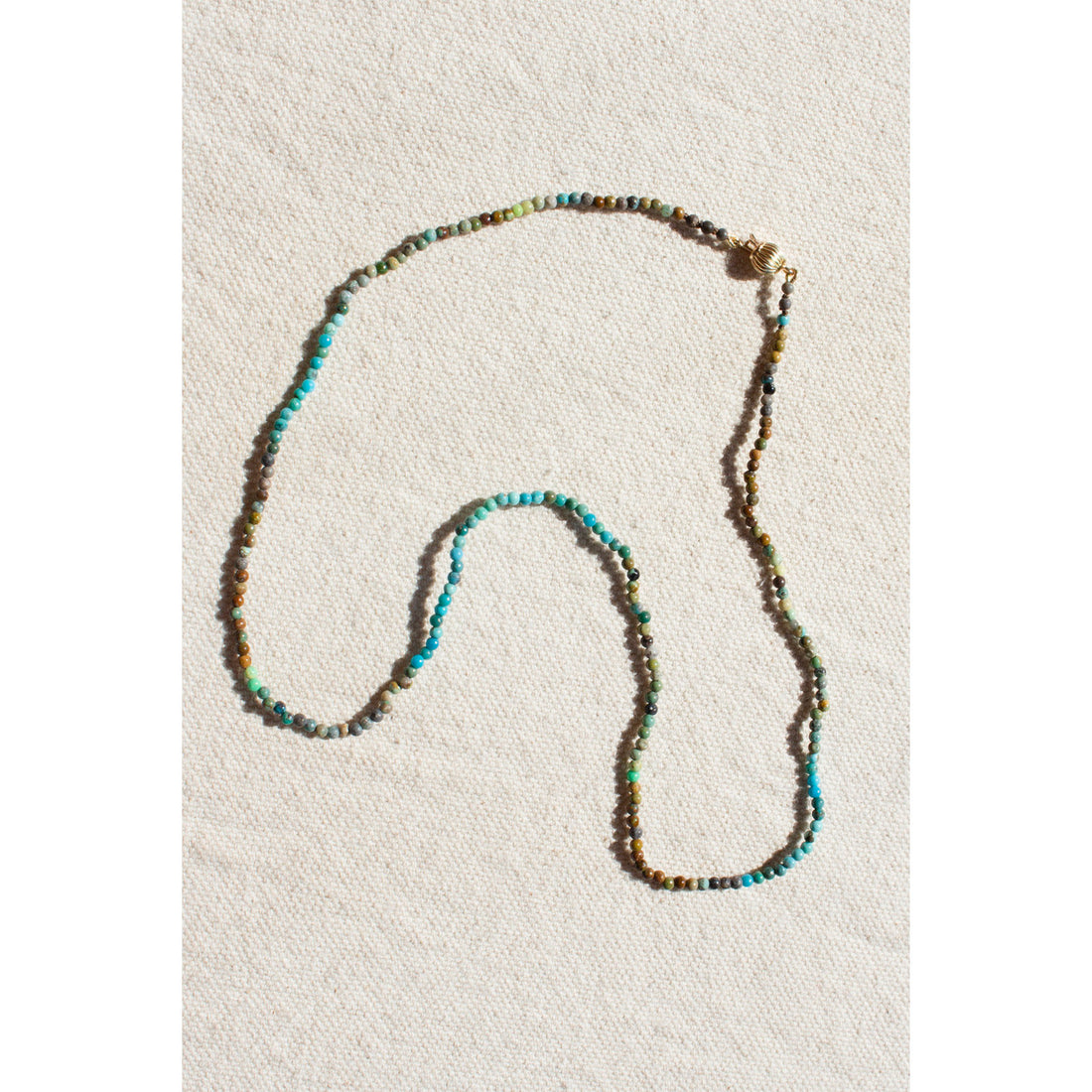 Beatrice Valenzuela Variegated Turquoise Necklace