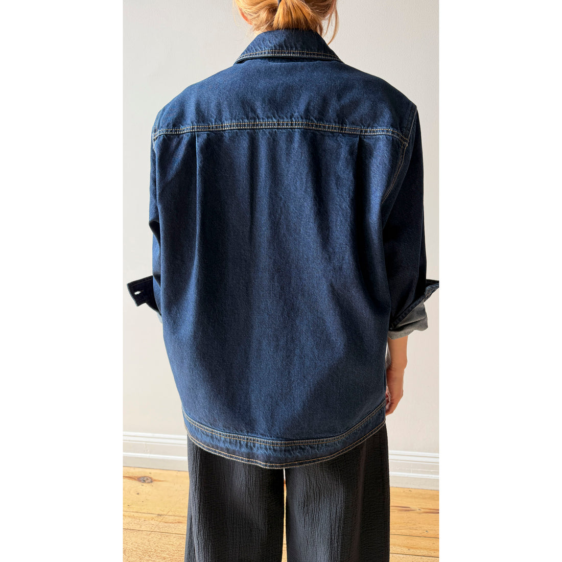 Henrik Vibskov Mads Jacket in RInse Denim