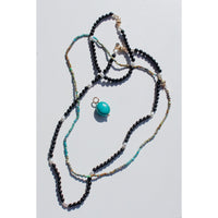 Beatrice Valenzuela Onyx & Pearl Necklace