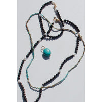 Beatrice Valenzuela Onyx & Pearl Bracelet