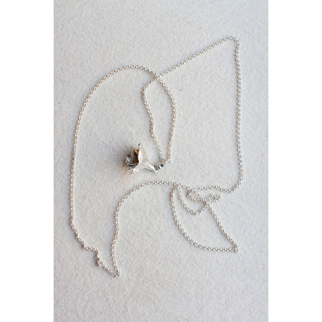 Sapir Bachar Long Wrap Necklace in Sterling Silver