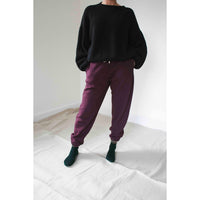 Baserange Mea Pullover in Black Melange