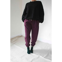 Baserange Mea Pullover in Black Melange