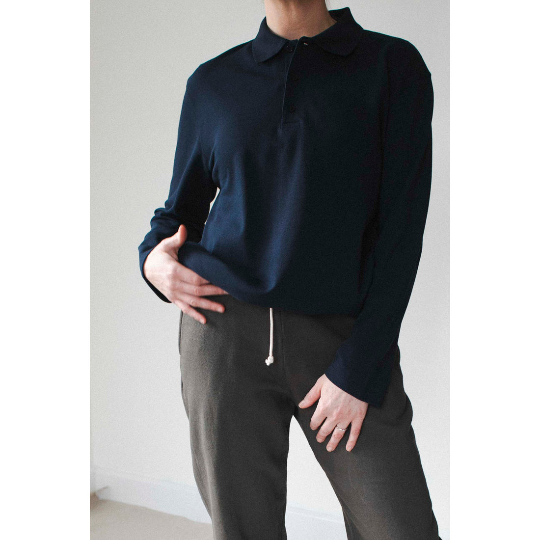 Flore Flore Diana Polo in Navy