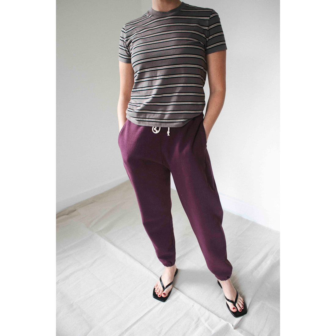 Kallmeyer Kenzie T-Shirt in Shroom Multi Stripe