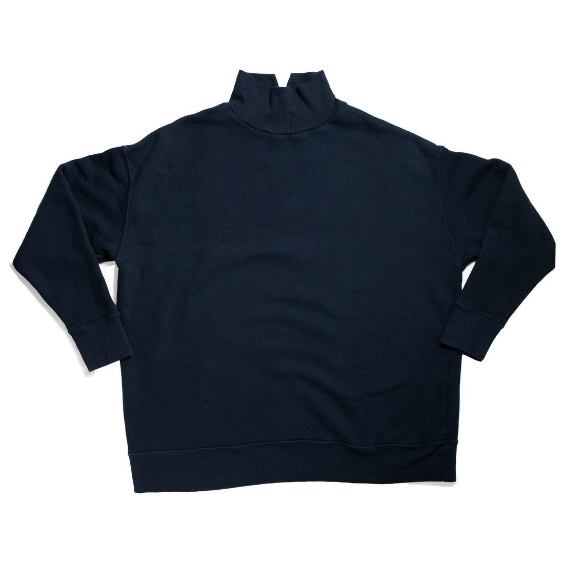JUDITH Oversized Mockneck in Dark Navy