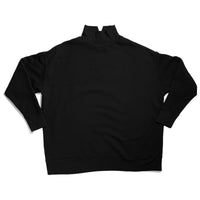 JUDITH Oversized Mockneck in Black