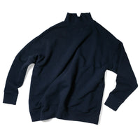 JUDITH Oversized Mockneck in Dark Navy