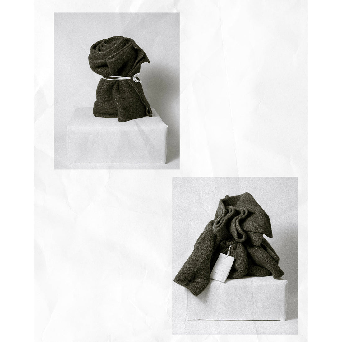 Lauren Manoogian Loft Rib Scarf in Coal