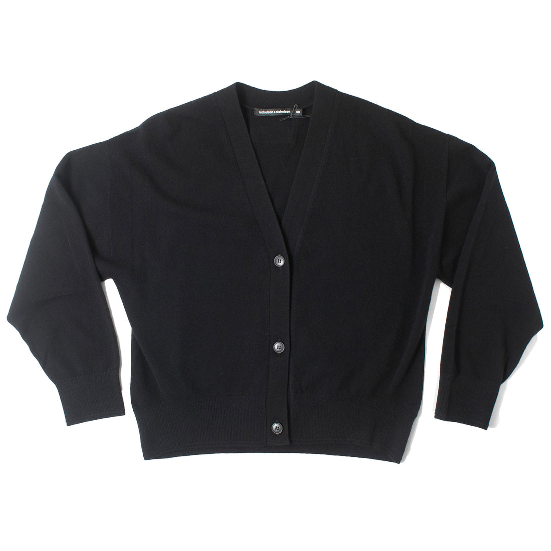 Nicholson & Nicholson Paul Cardigan in Black