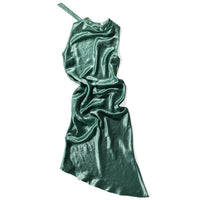 Nomia Cowl Bias Dress in Jade