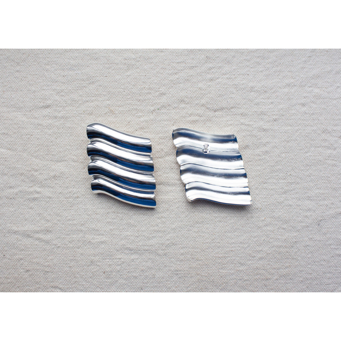 Nomia Wave Earring in Antique Sterling Silver