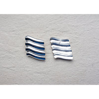 Nomia Wave Earring in Antique Sterling Silver