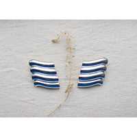 Nomia Wave Earring in Antique Sterling Silver