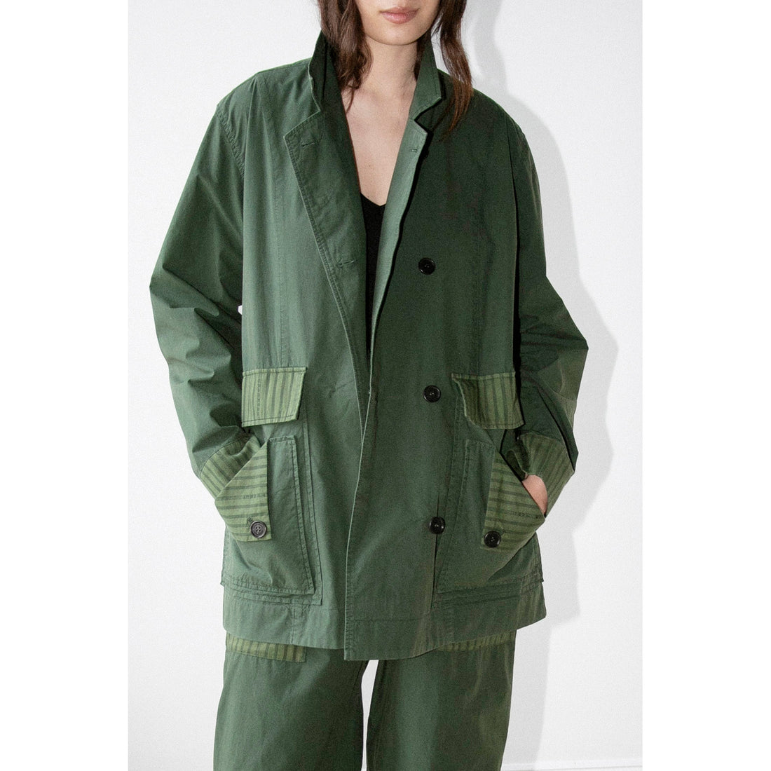 Henrik Vibskov Mid-Air Jacket in Garden Green