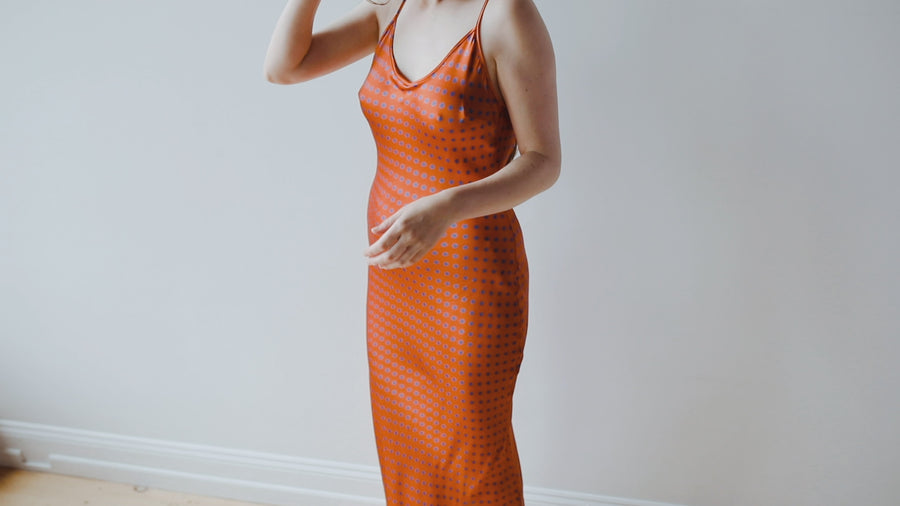 Rachel Comey Wren Dress in Orange
